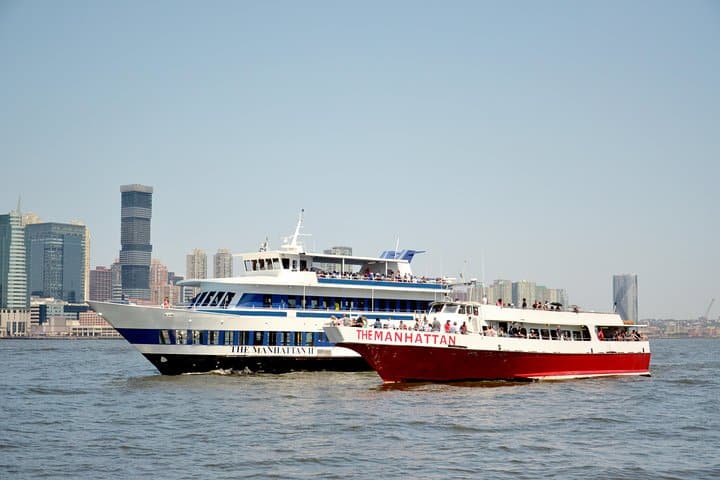 NYC All City Hop On Hop Off Bus Tour And Statue Of Liberty Cruise New